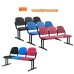 EV WA7093PVC - PVC 3 Seater Fabric Link Chair | Cushion | Kerusi PVC Berangkai 3